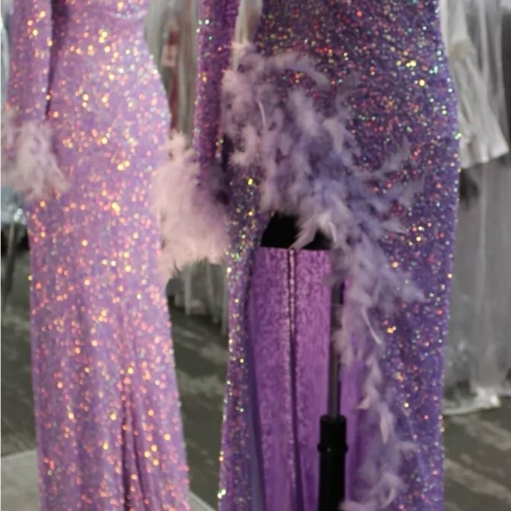 Rachel Allen size 2 lavender pageant prom formal NWT - Picture 4 of 4